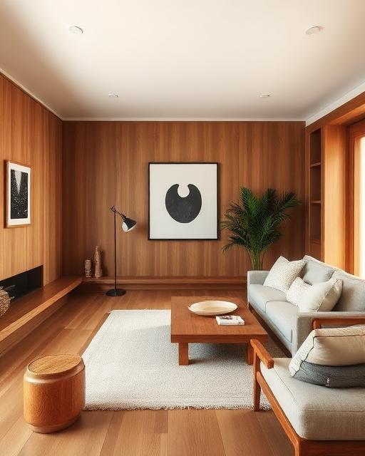 Japandi interior style example