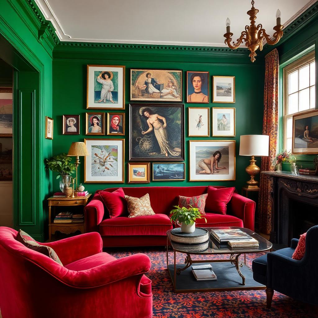 Maximalist interior style example
